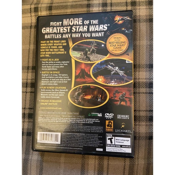 Sony PlayStation 2 PS2 Star Wars Battlefront II CIB - Picture 2 of 3